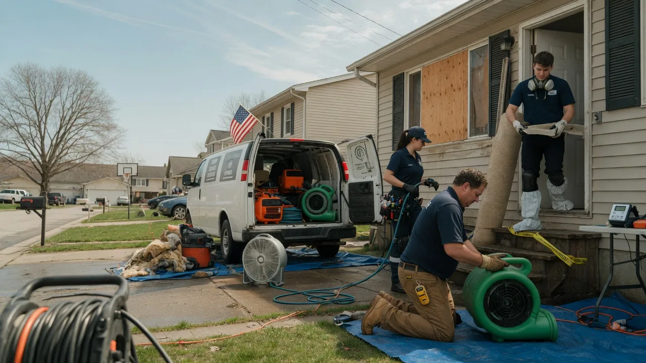 Water Damage Restoration in Shirland, IL near me
